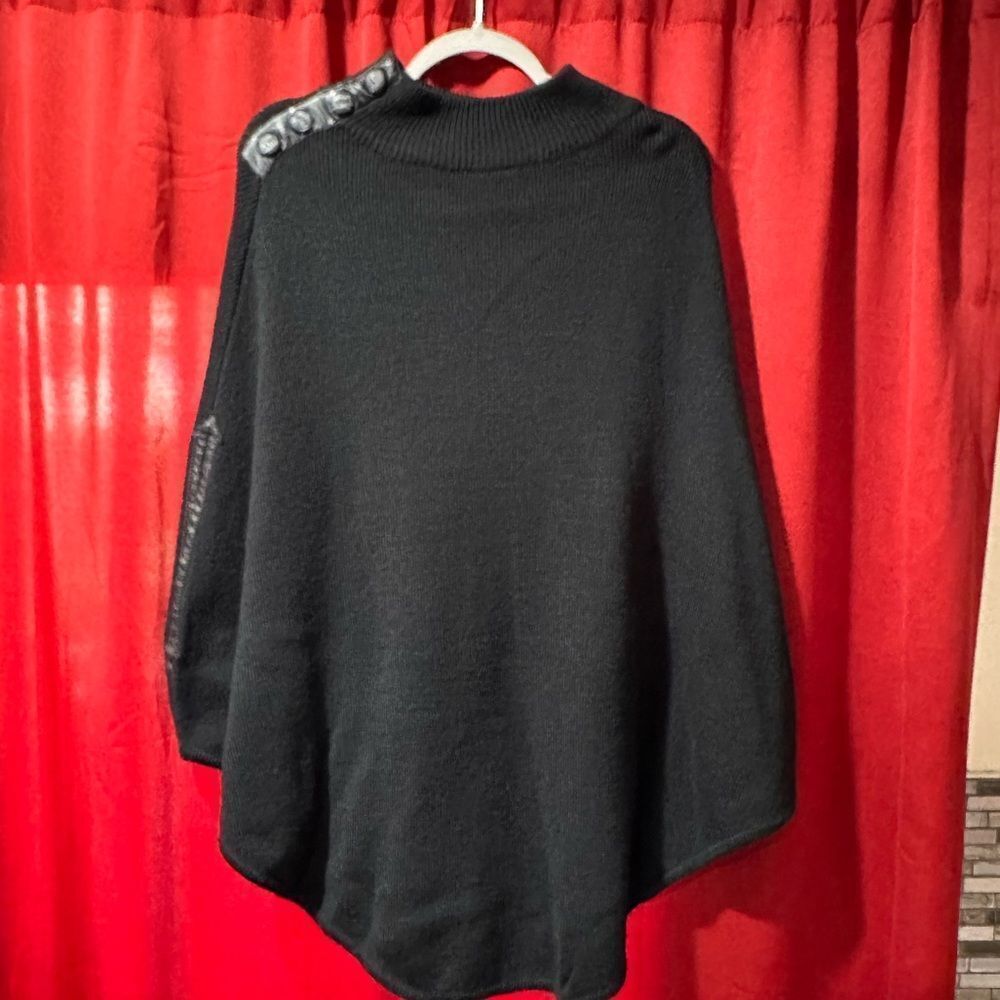 Black Sassy Poncho